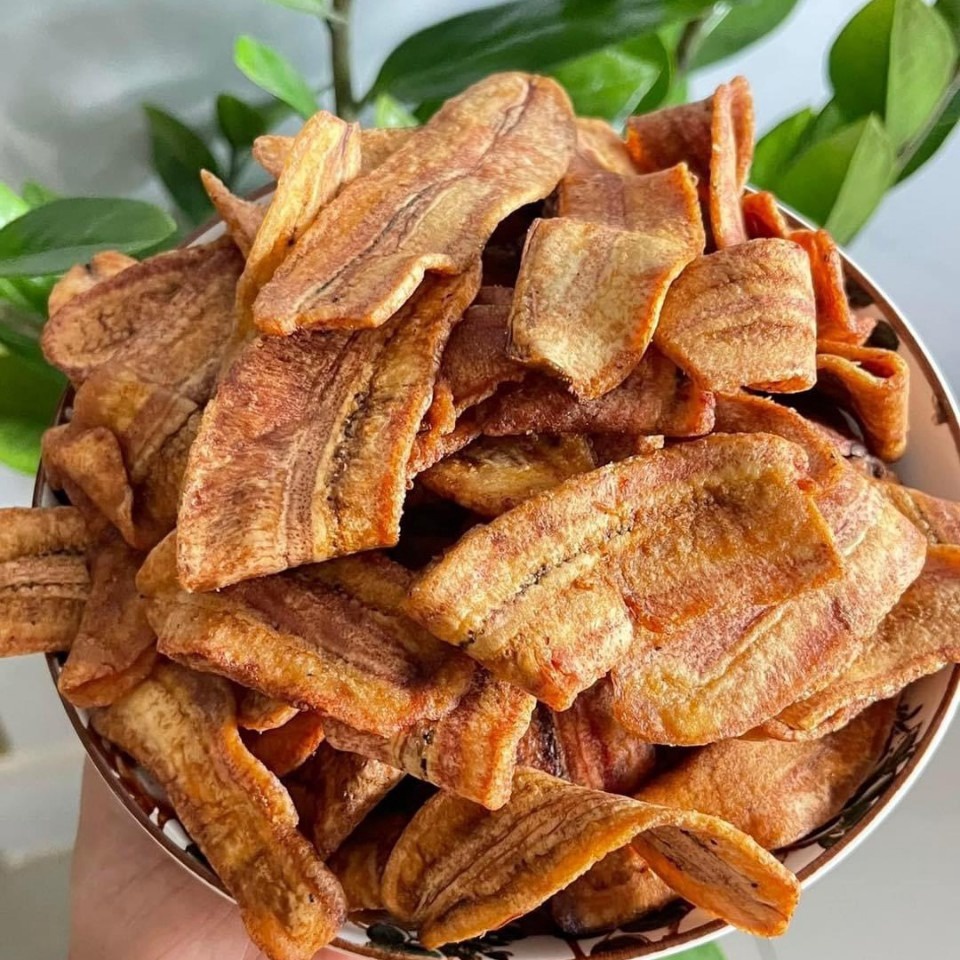 Khám phá chuối sấy Yummy Food: Món ăn vặt lành mạnh, thơm ngon cho ôị nhà